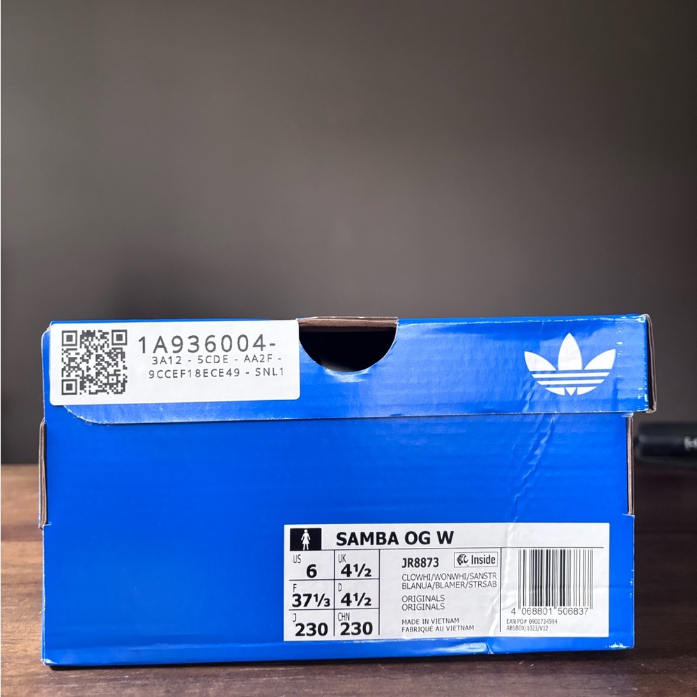 adidas Samba OG Sand Strata Wonder White (Women's) - Picture 2 of 4